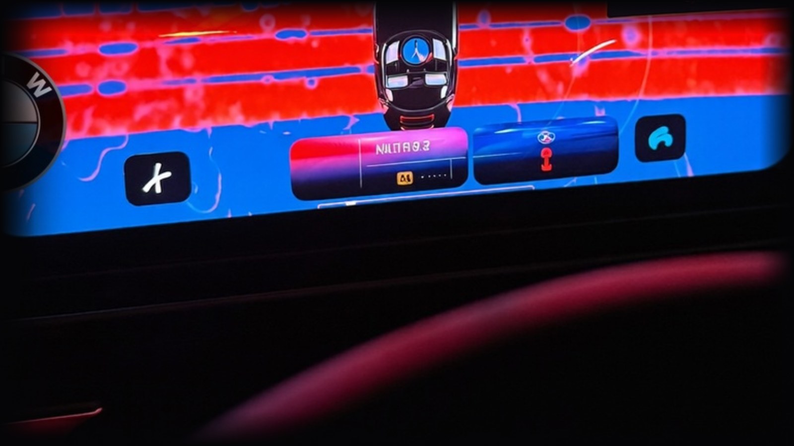 Illustration for the BMW dashboard ads story