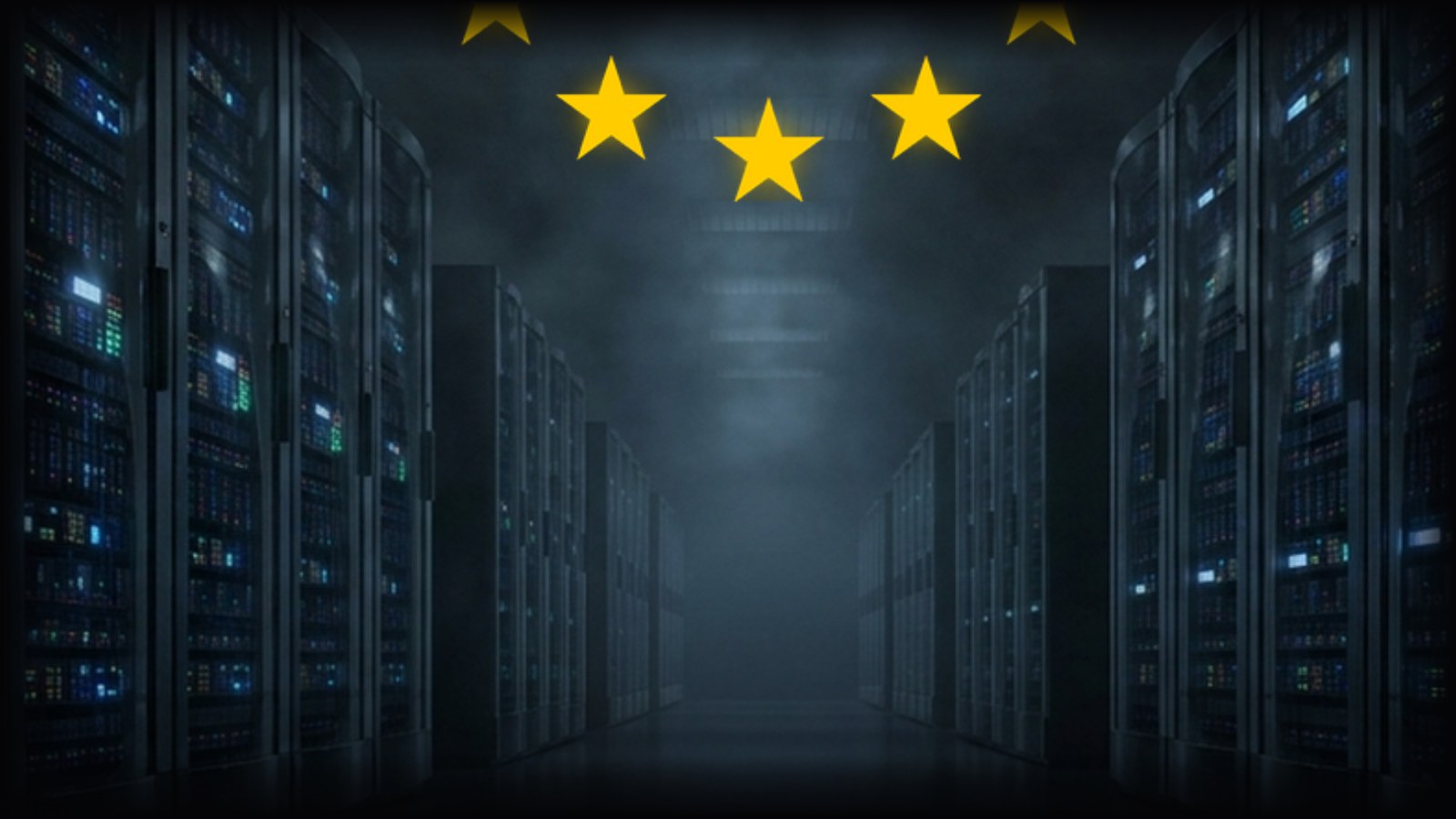 Illustration for the EU AI gigafactories story