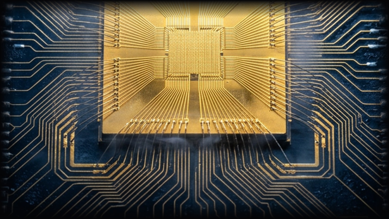 Illustration for the HRL quantum chip story