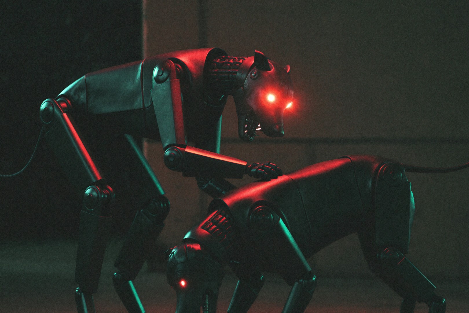 Illustration for the Unitree robot exploit story